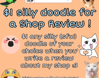 Silly Doodle for a Shop Review :3