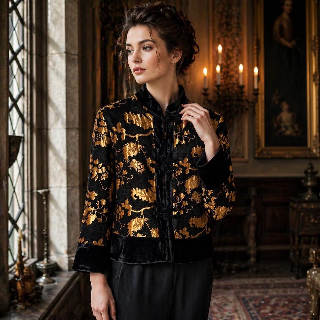 Silk Mandarin Jacket - Etsy