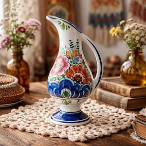 Italian Delft Vase - Etsy