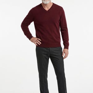 L.L. Bean Men's Pullover Organic Knitted Cotton&  Cachmere Spring Elegant Elevated Classic-Fit Sport Timeless Effortless Sweater Size L/R
