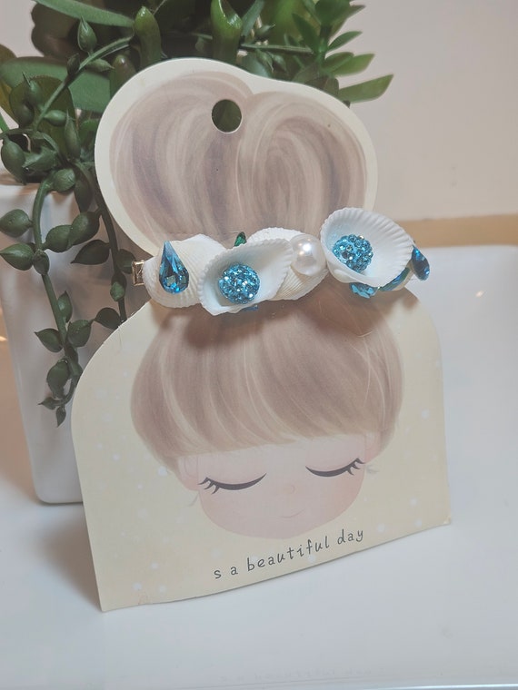 Nautical Hair pins seashell hair clips