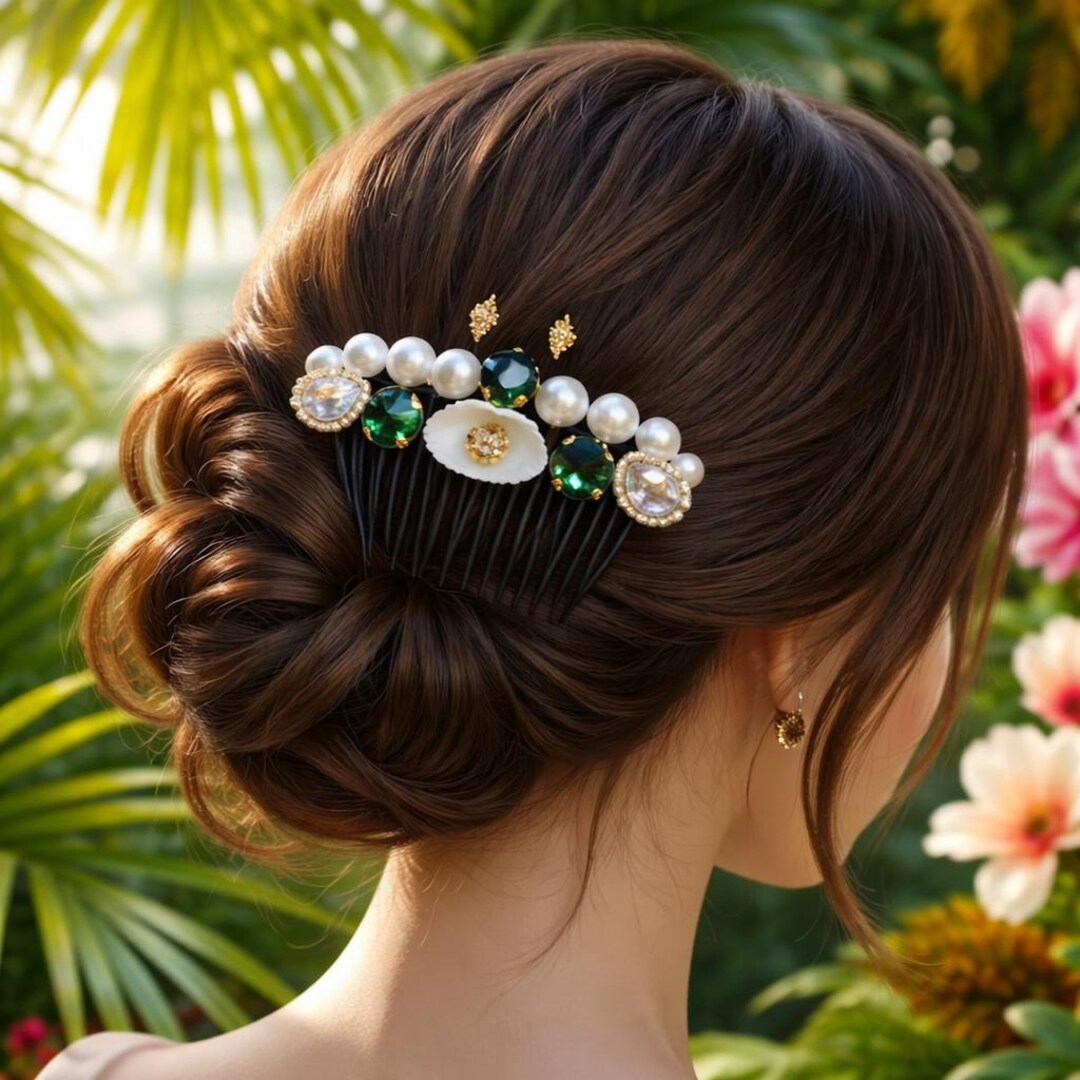 Seashell Comb Seashell Hair Comb, Beachy Bridal Hair Accessories, Bridesmaid Favor - Etsy