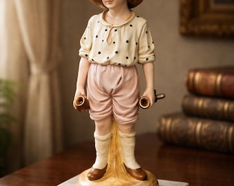 Antique Bisque Gebruder Heubach Figurine, Germany, Cottagecore Farmhouse Housewarming Gifts, Easter Gifts, Porcelain Figurine Sculpture