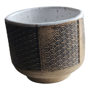 High End Pottery Bowls, Ceramic Pottery Bowls, Seigaiha Bowls, Hand-pressed Bowls, Stoneware Bowls, Julie Hadley Pottery, Handmade Bowls,