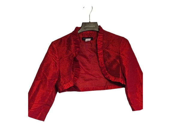 Ruffle Three-quarter Sleeves  Bolero Jacket, Formal Bolero, Formal Jacket, Gifts,  Birthday Gifts, Gifts For Her