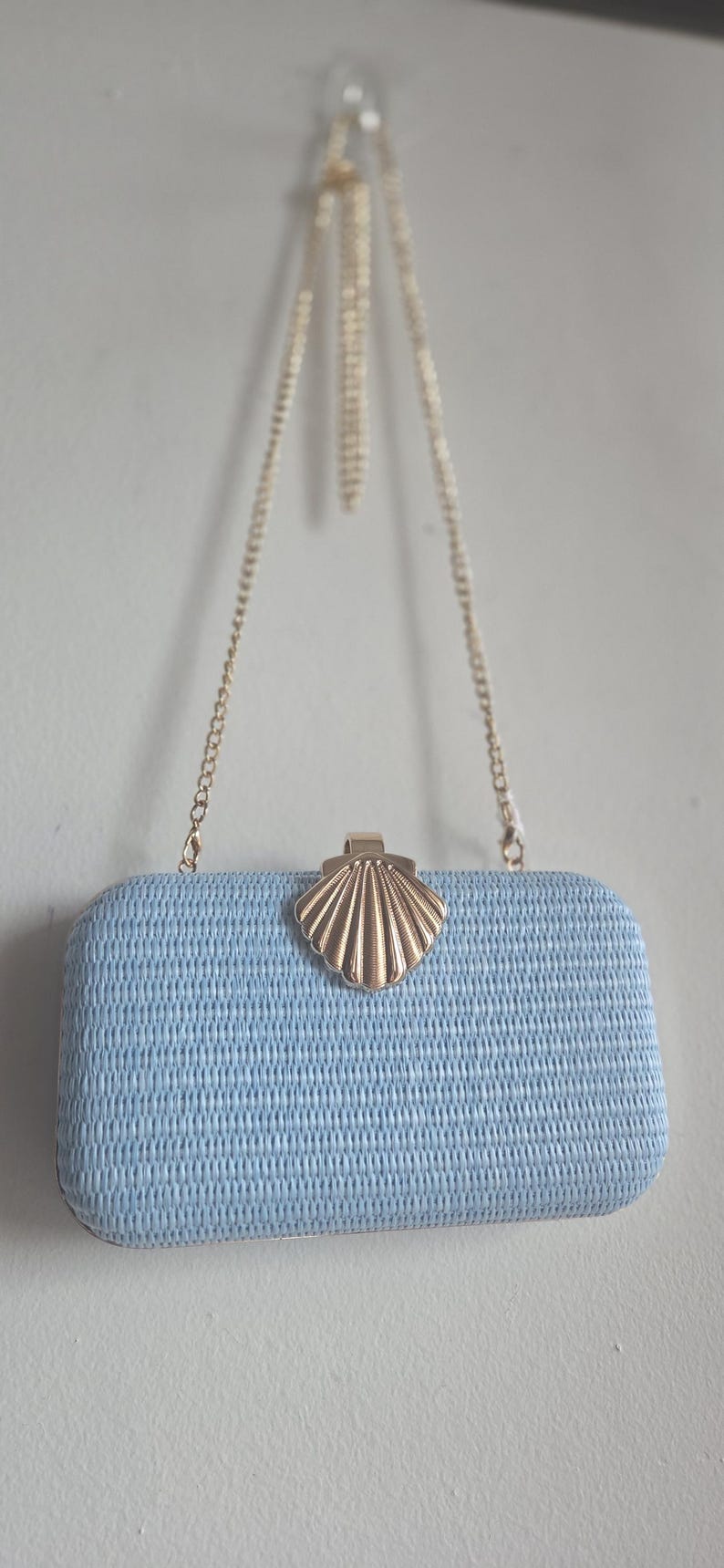 Bolso de noche Tommy Bahama Coastal Beachy Tropical Resortwear con temática de sirena y conchas, estilo paja, ideal para el verano y con estilo Y2K. Nuevo con etiquetas. imagen 10