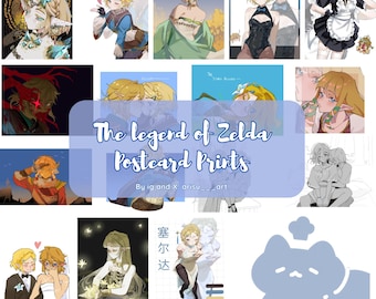 The Legend of Zelda Postcard Prints (BOTW)(TOTK)(SS)