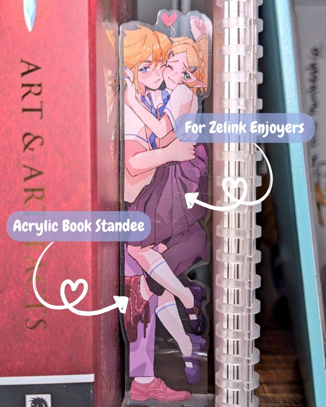 Zelink Acrylic Book Partition Standee (the Legend of Zelda)(botw