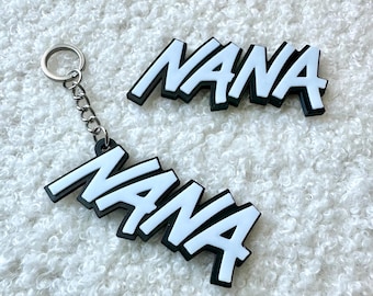 NANA アニメネームキーホルダー + マグネットセット - Etsy 日本