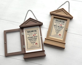 Openable Umbrella Proclamation 5.4" Replica Prop | Educational Decree Removable | Photo Frame | Gift | Fridge Magnet