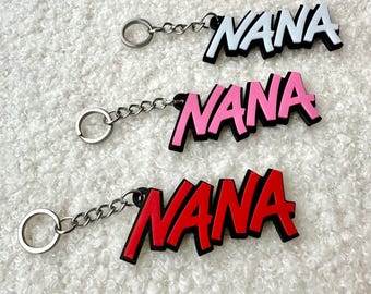 NANA アニメネームキーホルダー + マグネットセット - Etsy 日本