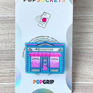 Bookish Handmade Acrylic Topper Swappable Popsocket