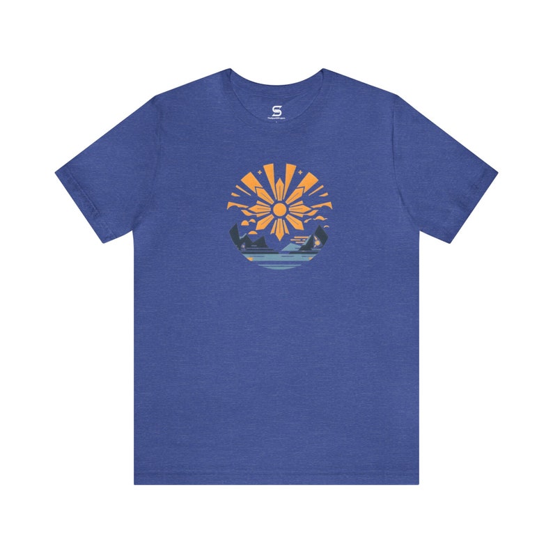 Vintage Philippinische Sun T-Shirt, Philippinen Kulturerbe Mode, Pinoy Pride Bild 6