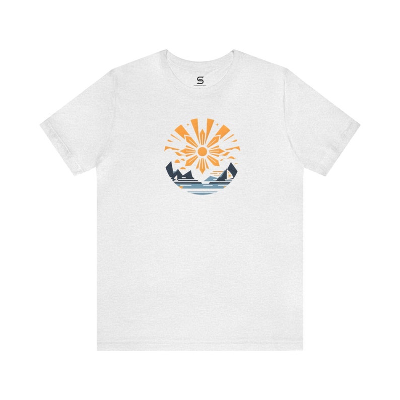 Vintage Philippinische Sun T-Shirt, Philippinen Kulturerbe Mode, Pinoy Pride Bild 8