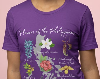 Blumen der Philippinen Shirt - philippinisches Blumen T-Shirt, Pinoy Pride botanisches T-Shirt, philippinisches Kulturerbe Geschenk