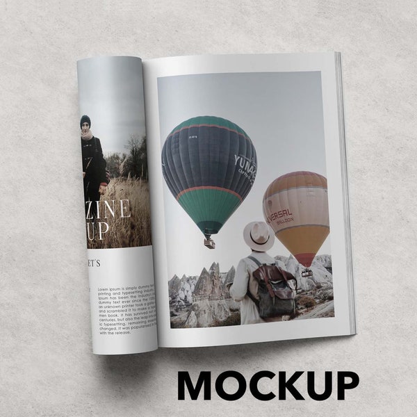Magazine Mockup Branding PSD File Brand Identity