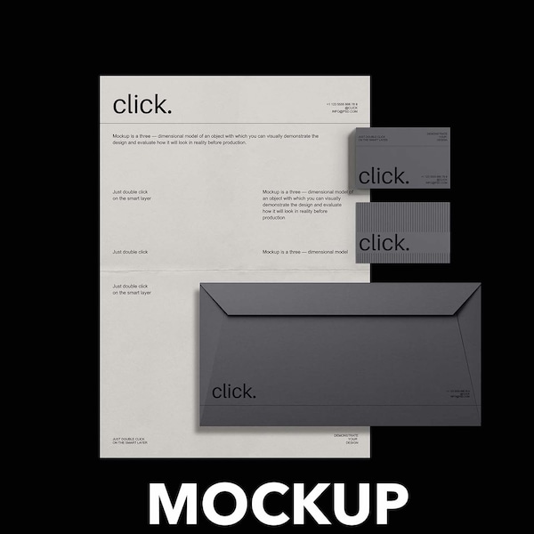 Brand Identity Mockup PSD File Branding & Advertising