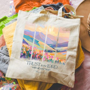 Christian Tote Bag for Women Christian Gifts Christian Bible Verse Gift for Her Faith Tote Bag Sunday Bag Bible Tote Bag Church Bag