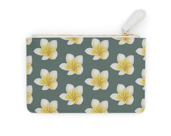 Plumeria Mini-Clutch-Tasche – Mini-Geldbörse