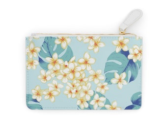 Plumeria Bladeren Mini Clutch Bag - Mini Portemonnee