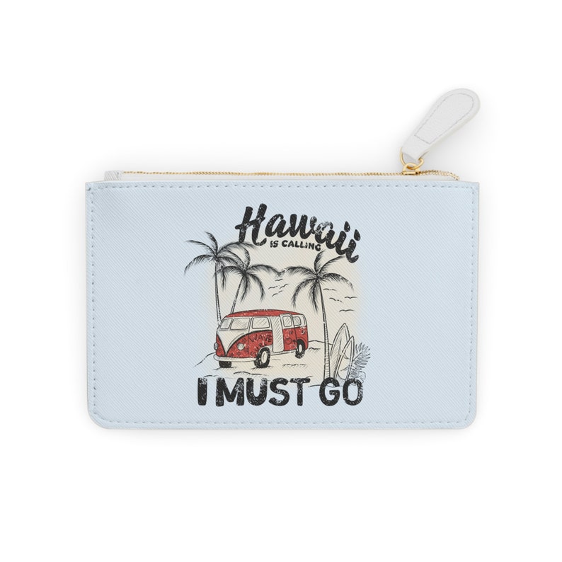 Hawaii ruft, ich muss gehen Mini-Clutch-Tasche Mini-Geldbörse Bild 1