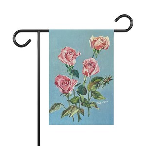 Gartenbanner, Hausbanner, Hausfahne, Gartenfahne, Frühlingsfahne, Blumenfahne, Blumengartenfahne, Frühlingsgartenfahne, Frühlingshausbanner