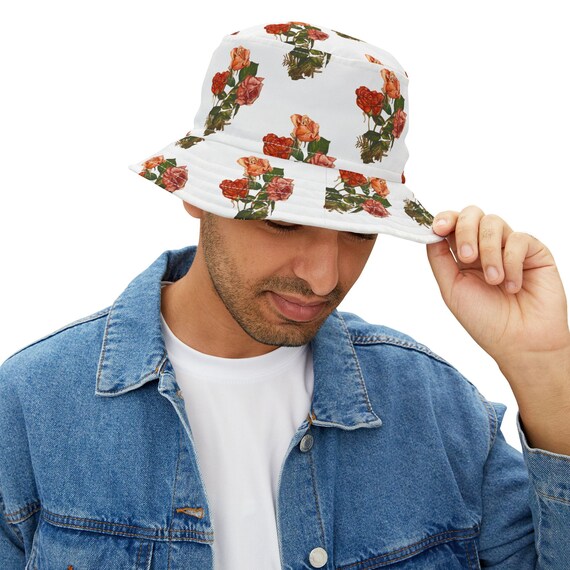 Rose Bouquet Bucket Hat Rose Bucket Hat Sun Hat Summer Hat