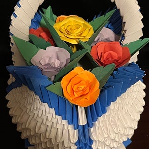 折り紙の花束