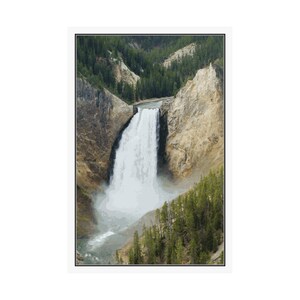 Lower Falls of the Yellowstone River | Yellowstone National Park | Wyoming | Wall Art Poster (Sans Title)
