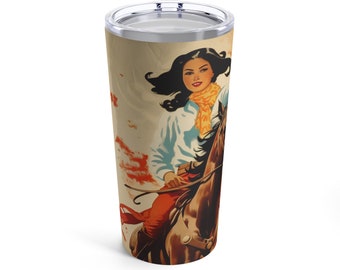 Personalized Rodeo Queen Tumbler 20oz, Horse Graphic Tumbler, Bachelorette Gift, Western Party, Cowgirl Gift, Cool Gift for Country Girl