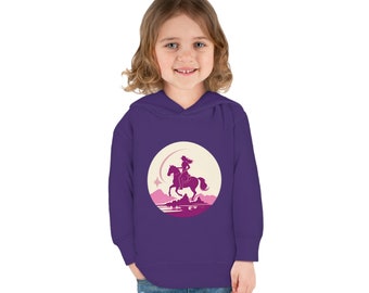 Pink Pony Toddler Hoodie, Rodeo Fashion for Kids, Country Girl, Horse Sweater, Equestrian Style for Girls, American Rodeo Queen Graphic