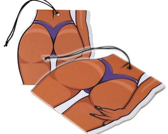 2 pieces Nice Booty Butt Figure Air Freshener Air Freshener Car Fragrance Turbo Motif Performance JDM Drift Racing Parts Accessories