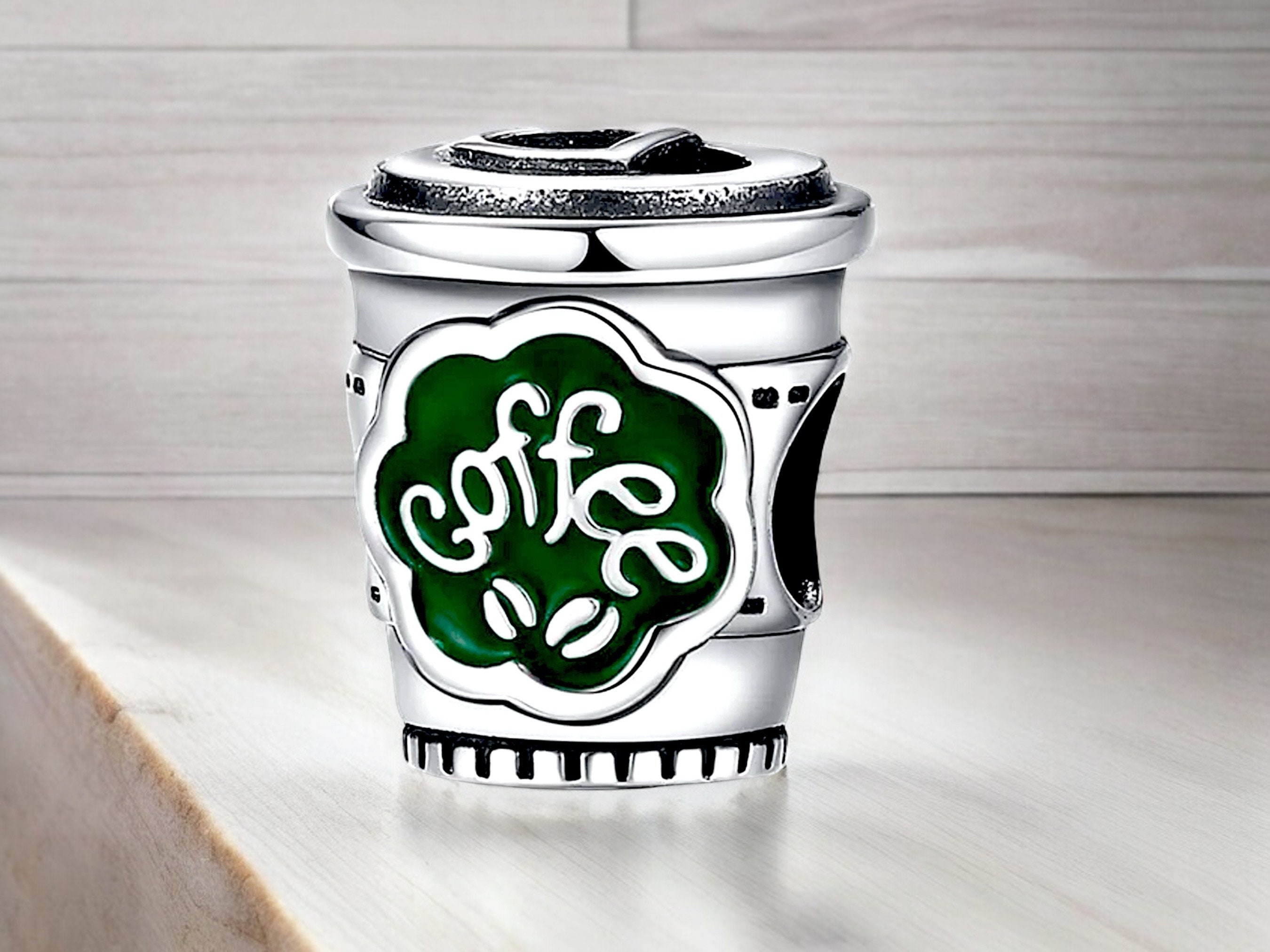 Coffee Latte Cappuccino Mug Cup Cup Coffee Mug Coffee Cup Coffee Cafe Charm Silver 925 Sterling Silver Bracelet Pendant Charm Bracelet