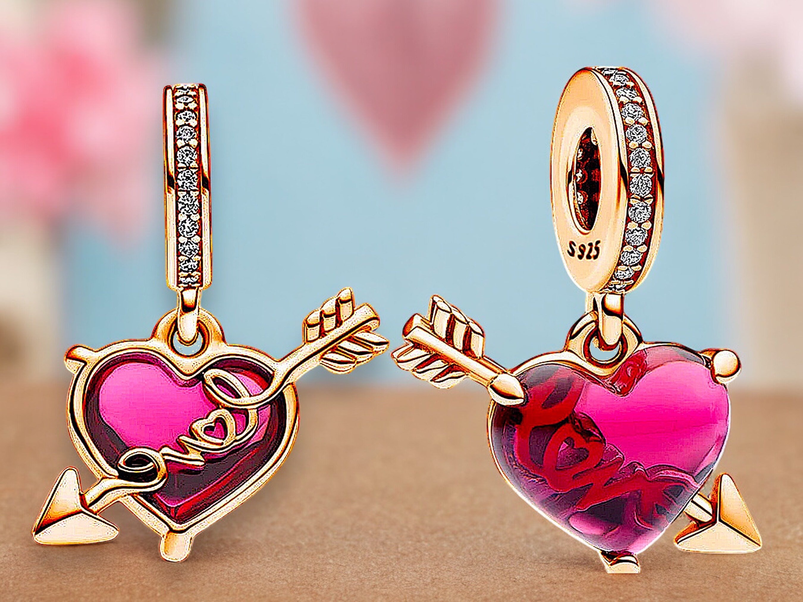 2-3 Charm Per Bracciali Argento 925 - Ciondoli Elefante, Farfalla, Amore, Regalo Donna, Natale - Foto 9