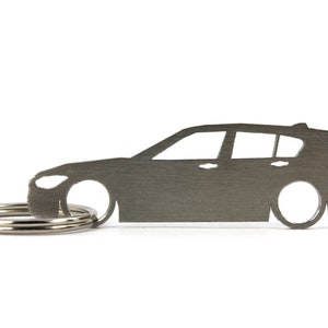 Contour Silhouettes Laser Cut Automobile Stainless Steel Key Ring F20 Touring Estate Parts Accessories BMW Performance Tuning