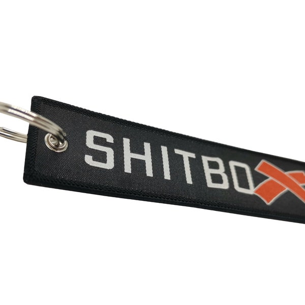 Lanyard Wristband Keychain "Shitbox" - Rostlaube Performance JDM Tuning Parts Accessories Motorsport Performance