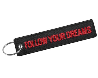 Lanyard keychain &quot;Follow Your Dreams&quot; Follow your dreams - hope luck performance JDM tuning parts accessories motorsport