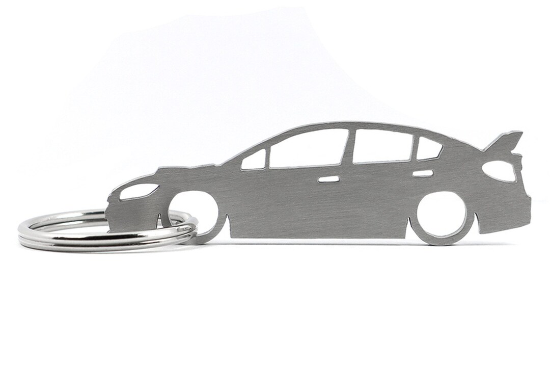 Car Stainless Steel Keychain Impreza 2015 Sti JDM Import Japan Lowered ...