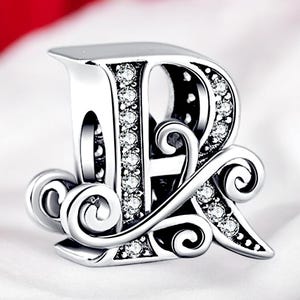 Letra R - Familia Amigos Niños Abuela Abuelo Relación de Pareja Mujer Hombre Colgante Llavero Joyería Anillo de Cadena