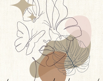 Lose your mind find your soul , wall art digital download