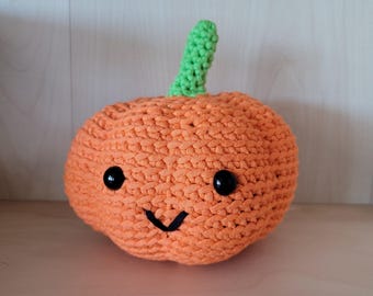 Crochet pumpkin, expression customizable!