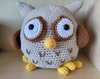 Crochet fowl named owl