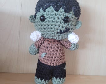 Crochet frankenstein's monster, not to be mistaken for dr. frankenstein