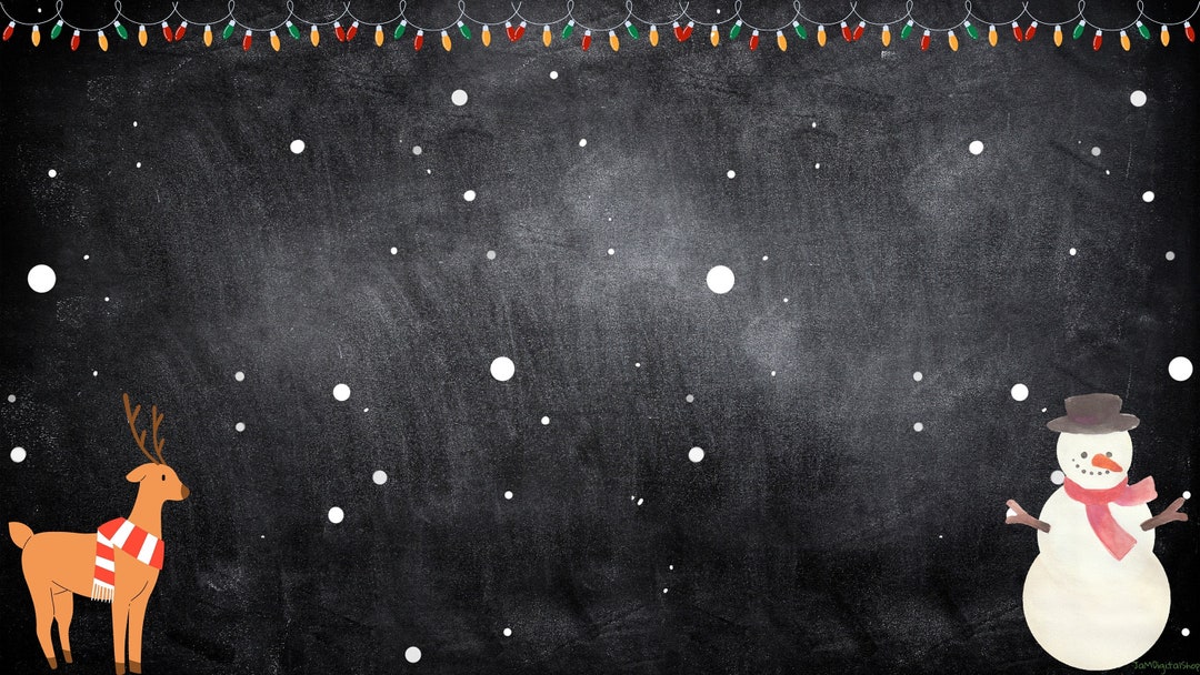 Holiday Zoom Background 4 - Etsy