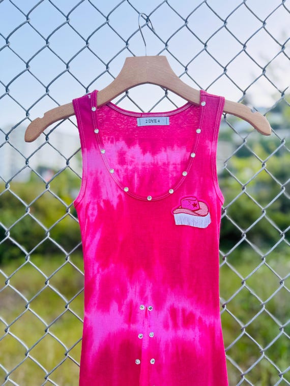 Pink Horizon ll Sleeveless Tie‑Dye Maxi Dress