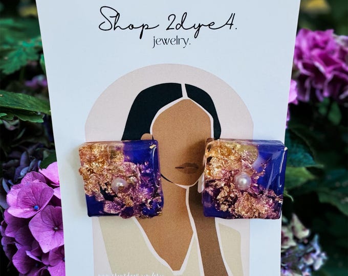 Violet Crown ll  Studs
