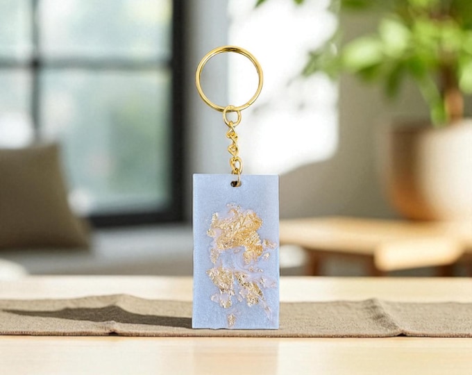 Golden Garden ll Resin Keychain