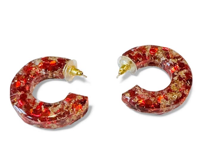 Ruby Flame ll Hoops