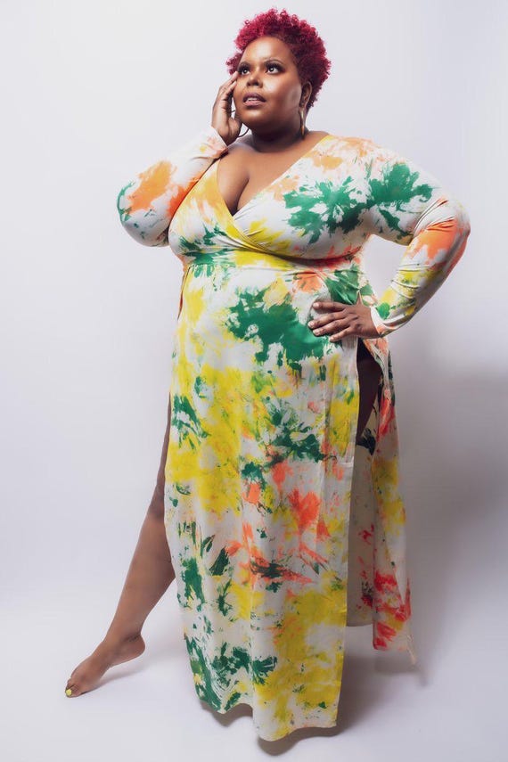 Bold & Beautiful Tie-Dye Maxi Dress