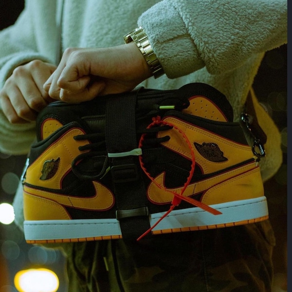reworked nike shoulder bag